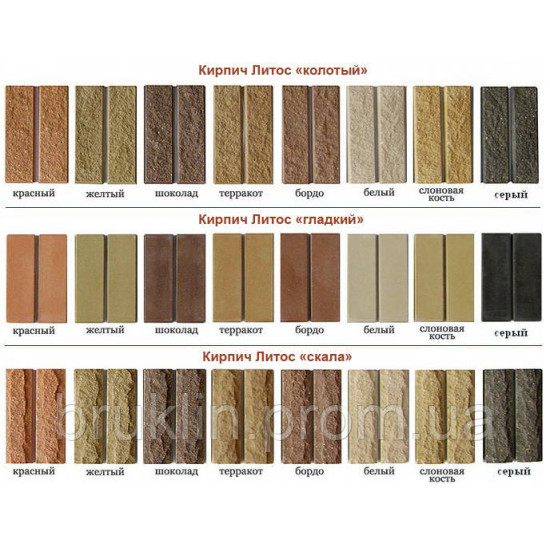 Цегла ТМ Літос (кирпич Литос)