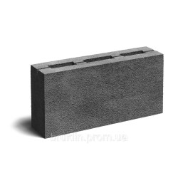 Шлакоблок перестіночний паз-гребінь, 390х190х100мм