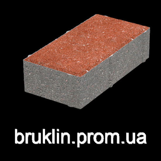 Тротуарна бруківка (плитка) 100х200, h-80мм