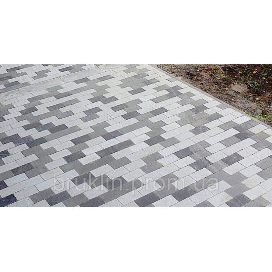 Тротуарна бруківка (плитка) 100х200, h-80мм