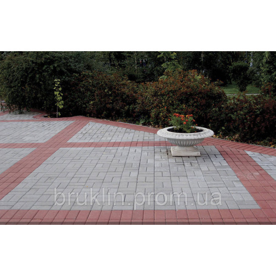 Тротуарна бруківка (плитка) 100х200, h-80мм