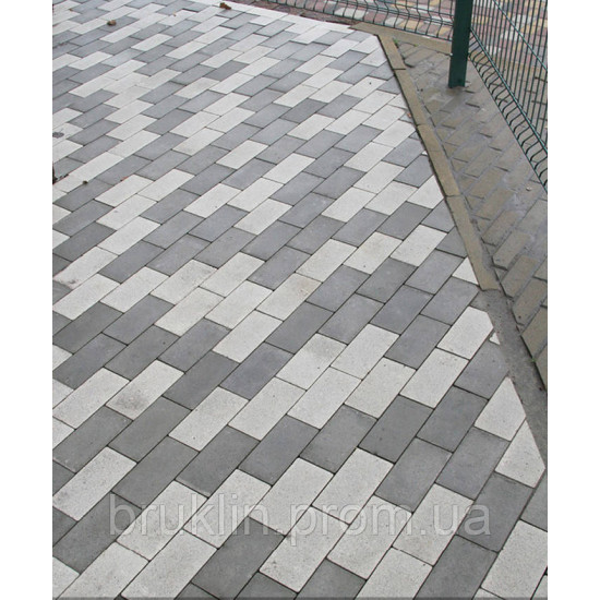 Тротуарна бруківка (плитка) 100х200, h-80мм